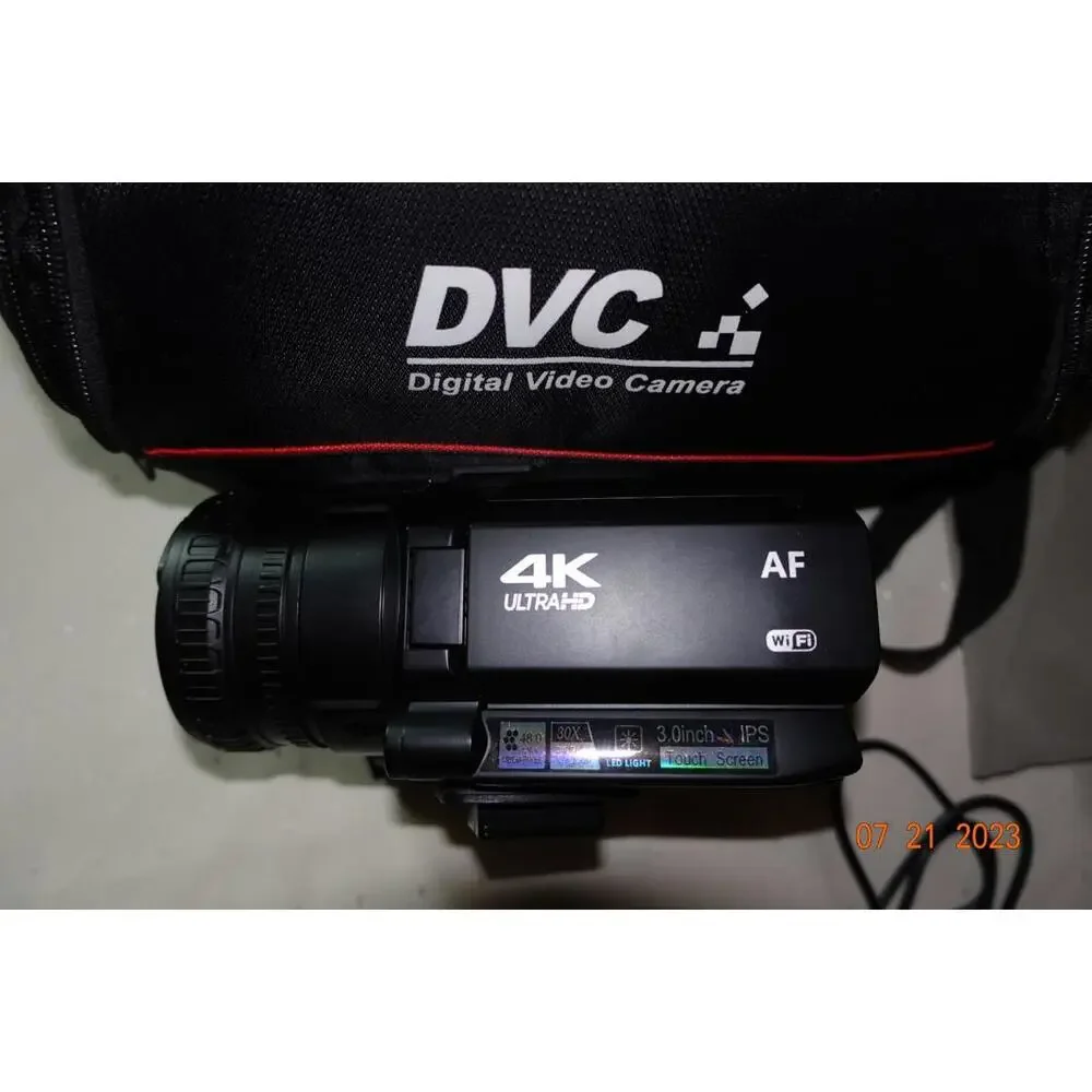 DVC  4K Video Camera Camcorder 48MP Ultra HD Video Camera Wifi Vlogging Camera